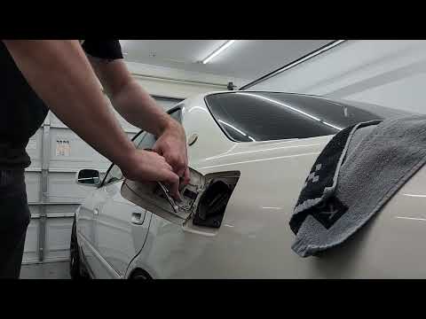 JZX100 fuel cap holder installation